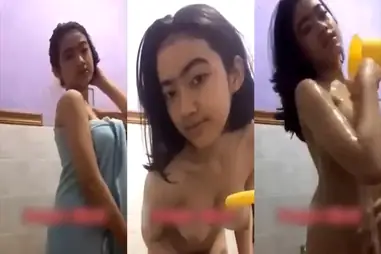 Syakirah Mandi Bugil Ngangkang Memek Basah